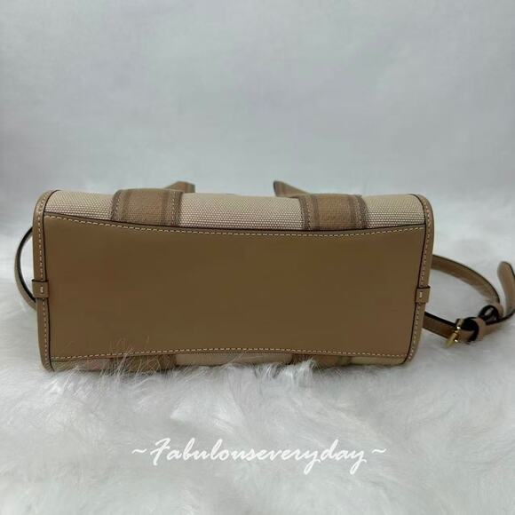 Coach Smith Tote Bag 24 Crossbody Canvas/Gold/Dark Natural Multi CAK94 NWT - Picture 6 of 8